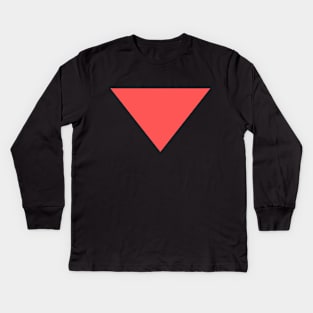 Red rectangle watermelon palestine Kids Long Sleeve T-Shirt